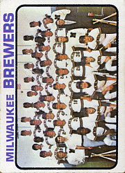 1973 Topps Baseball Cards      127     Milwaukee Brewers TC